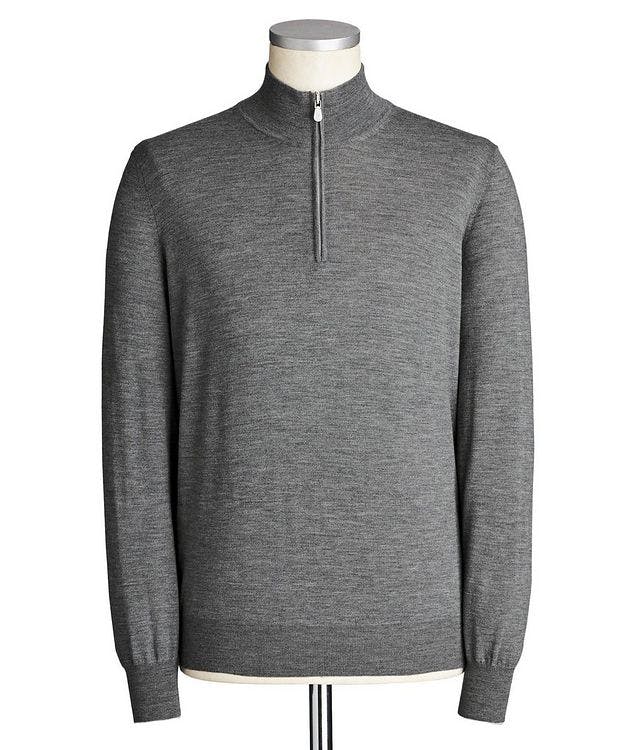 Half-Zip Wool-Cashmere Sweater picture 1
