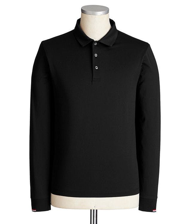 Long-Sleeve Cotton Polo picture 1