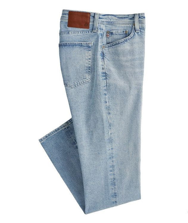 The Everett Slim Straight Stretch-Denim Jeans picture 1