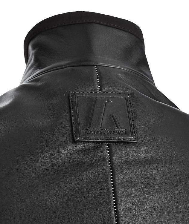 Leather Bomber Jacket picture 3