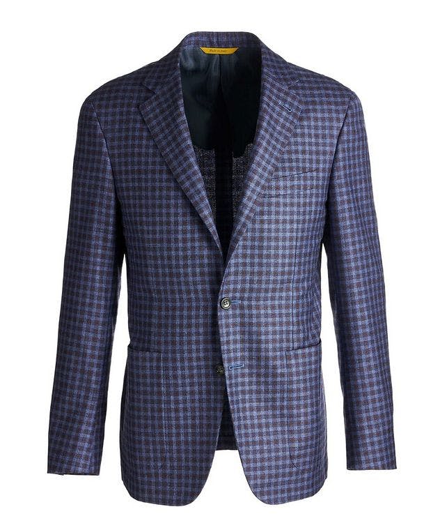 Kei Checked Silk-Cashmere Sports Jacket picture 1