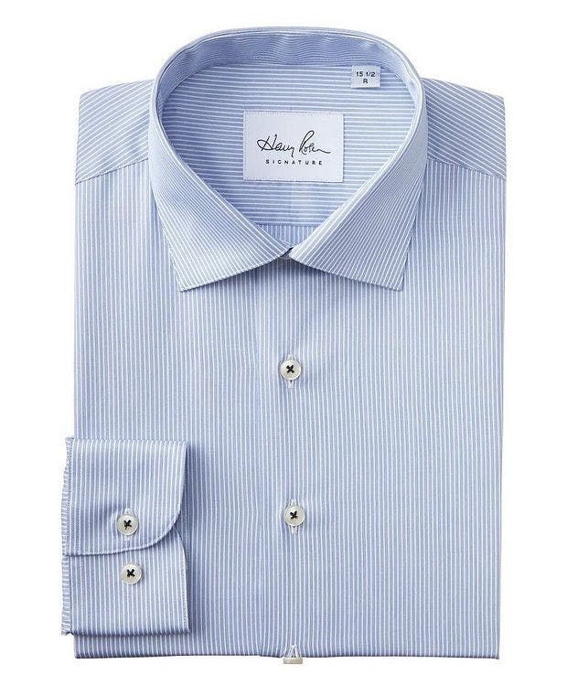 Contemporary Fit Striped Cotton Dress Shirt picture 1