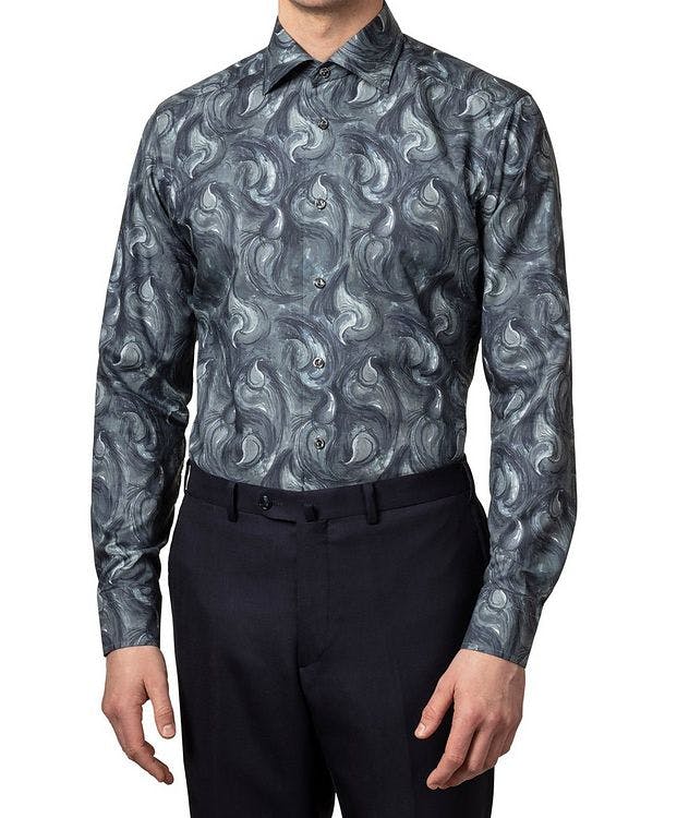 Contemporary Fit Paisley Print Shirt picture 2