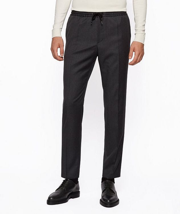 Banks Slim-Fit Drawstring Trousers picture 2