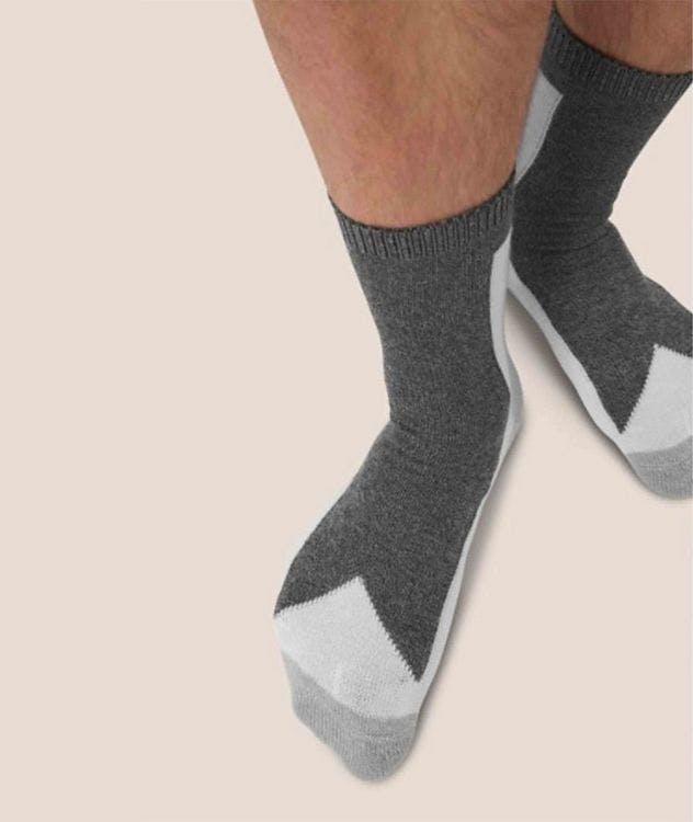 Stretch-Cotton Hi-Ankle Socks picture 3