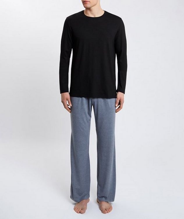 Basel Long-Sleeve Stretch-Micromodal T-Shirt picture 3