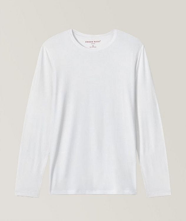 Basel Long-Sleeve Stretch-Micromodal T-Shirt picture 1