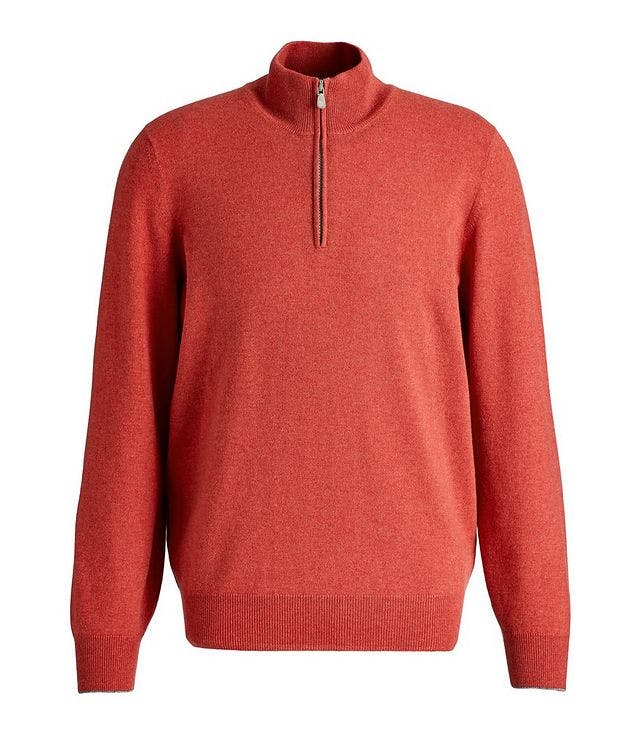 Half-Zip Cashmere Sweater picture 1