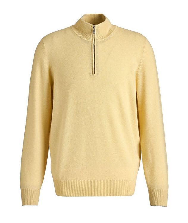 Half-Zip Cashmere Sweater picture 1