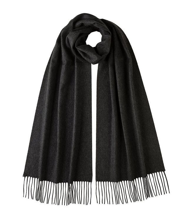Fringed Cashmere Scarf picture 1