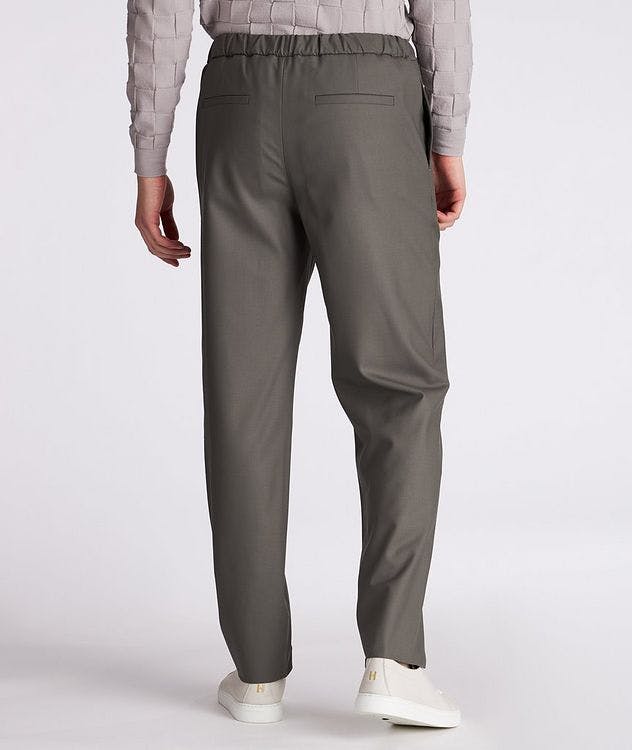 Pantalon sans plis en laine extensible picture 3
