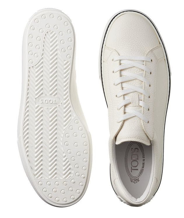 Leather Low-Top Sneakers picture 3