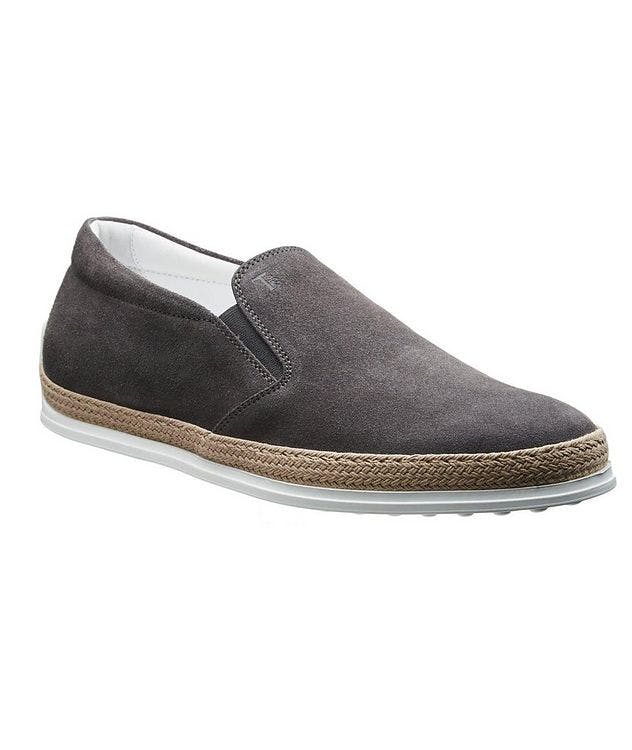 Suede Espadrille Slip-Ons picture 1