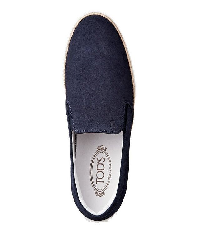 Suede Espadrille Slip-Ons picture 3