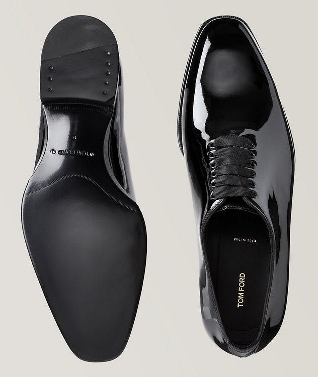 Elkan Patent Leather Whole-Cut Oxfords picture 3