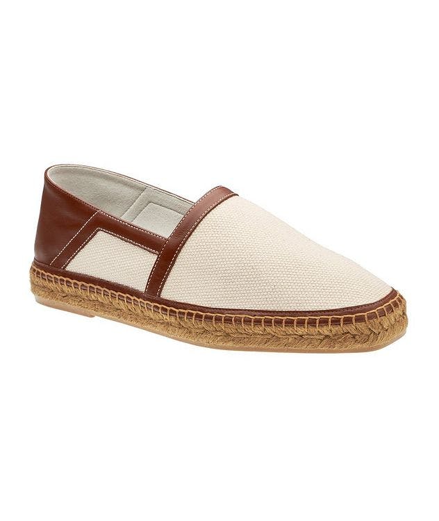 Barnes Canvas and Leather Espadrilles picture 1