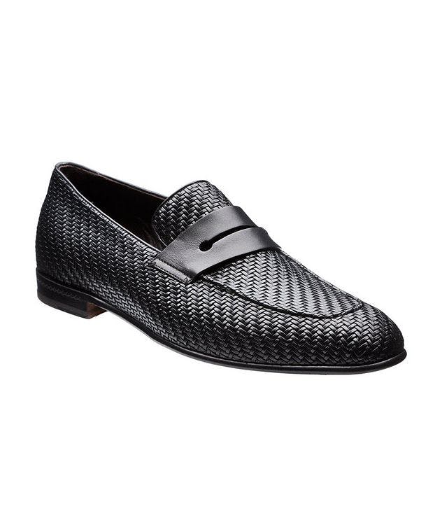 L'Asola Woven Leather Loafers picture 1