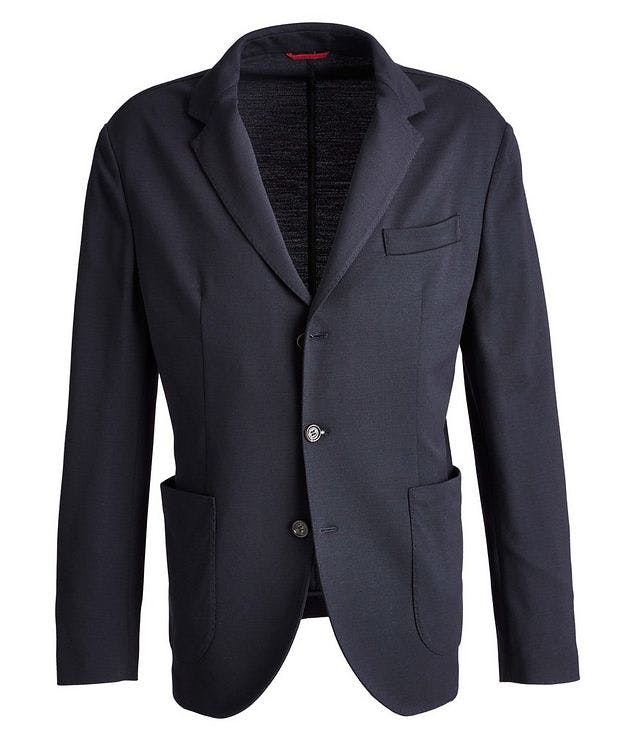 Unstructured Piqué Wool Sports Jacket picture 1
