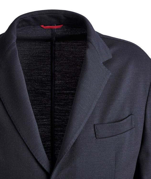 Unstructured Piqué Wool Sports Jacket picture 3