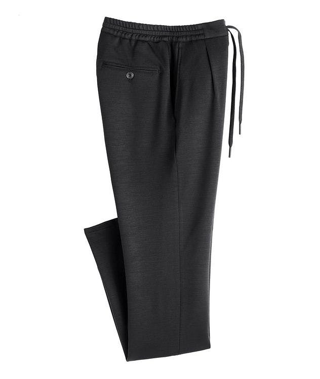 Slim Fit Stretch-Wool Drawstring Joggers picture 1