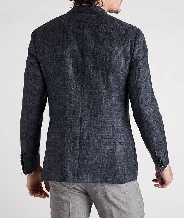 Ultralight Mélange Wool, Silk & Linen Sports Jacket picture 4
