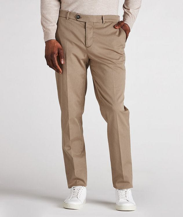 Slim Fit Stretch-Cotton Chinos picture 2