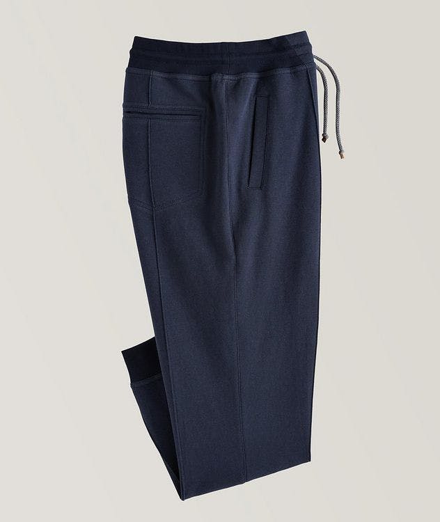 Cotton Pleated Drawstring Joggers picture 1