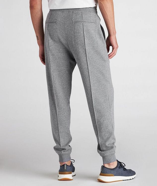 Cotton Pleated Drawstring Joggers picture 3