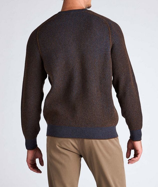 Reversible Ribbed Cashmere Sweater picture 5