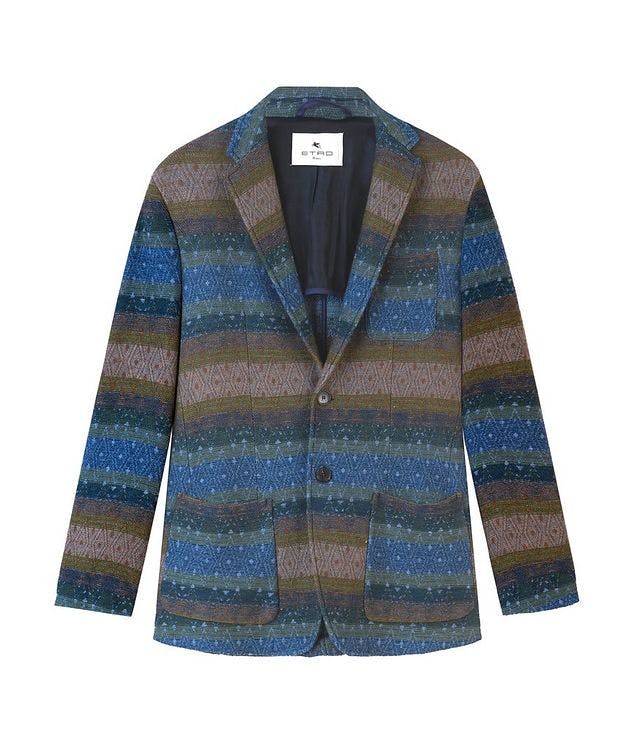 Geometric Jacquard Wool-Blend Jacket picture 1