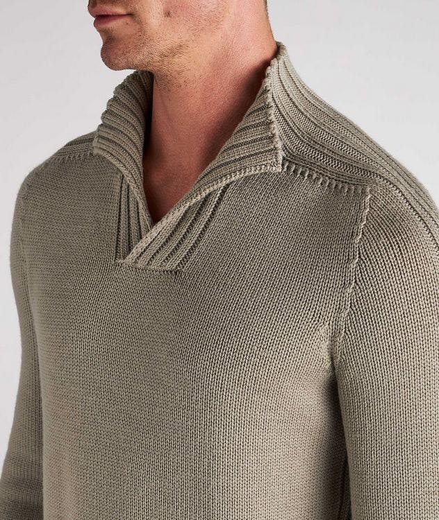 Wool Mock Neck Sweater picture 4