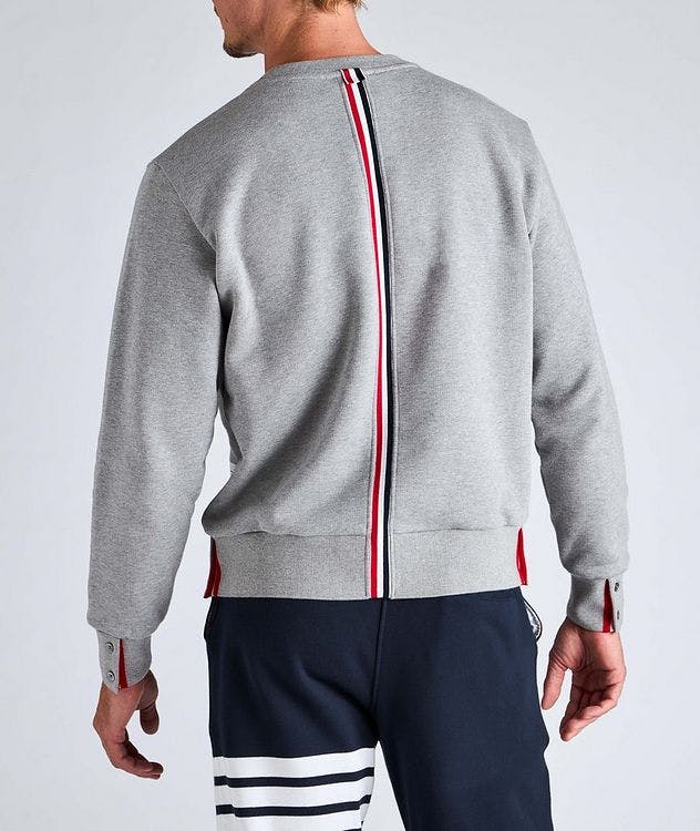 Back Stripe Cotton Sweater picture 3