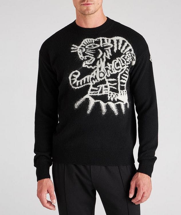 Tiger-Print Wool Sweater picture 2