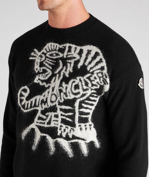Tiger-Print Wool Sweater picture 3