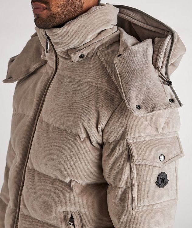 Maya Corduroy Hooded Down Puffer Jacket picture 5