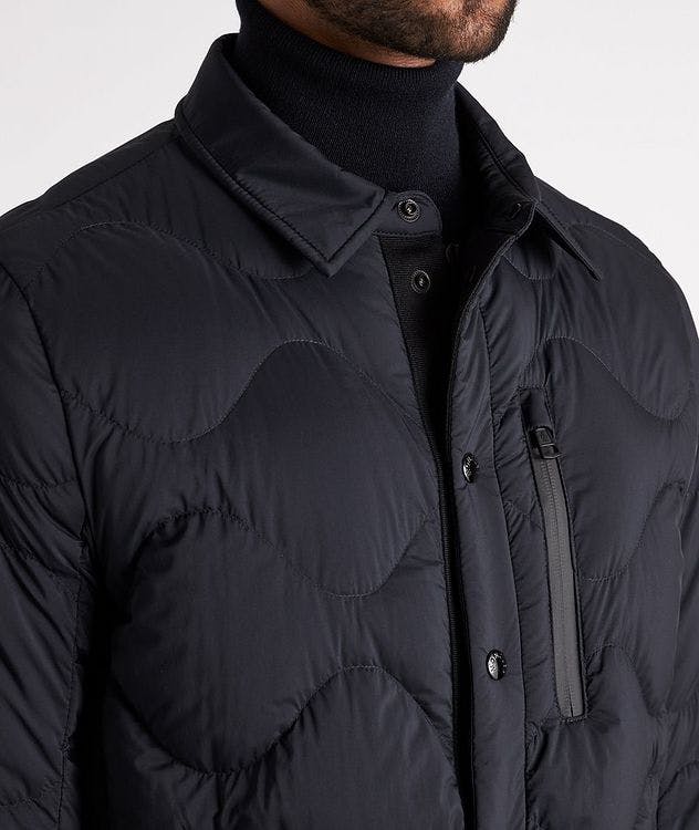 Adeyto Quilted Down Shirt Jacket  picture 4