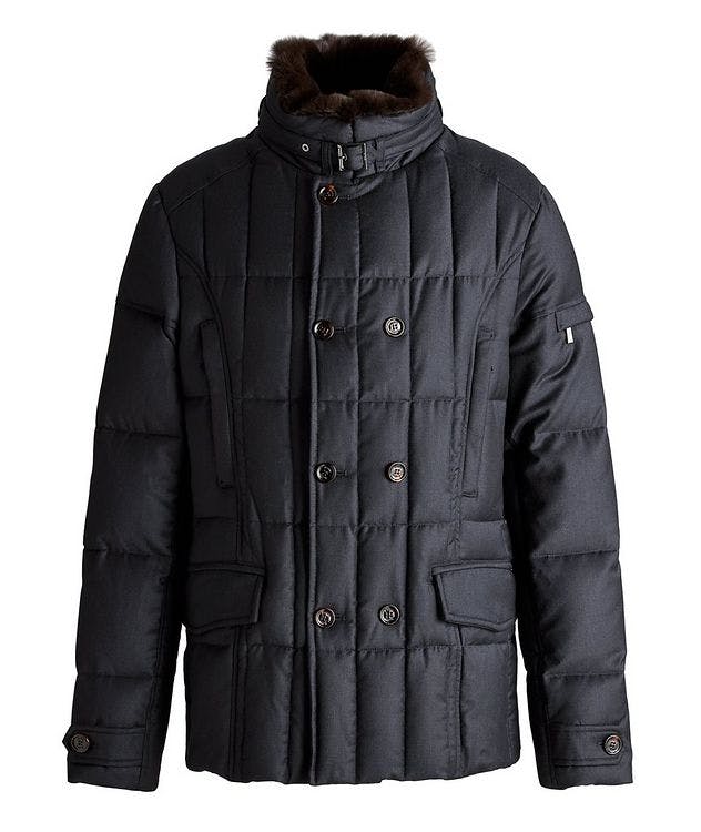 Siro Quilted Wool-Cashmere City Coat picture 1