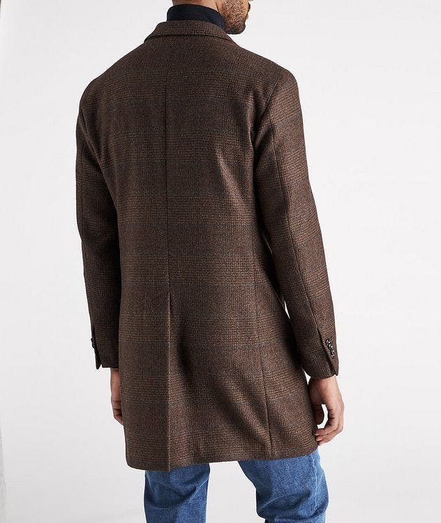 Checked Wool Overcoat picture 3