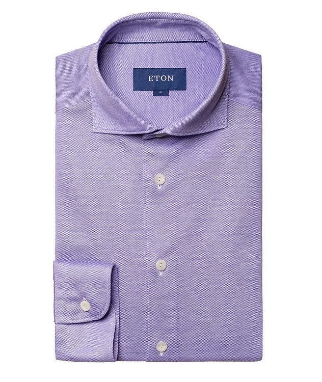 Contemporary Fit Oxford Piqué Shirt picture 4