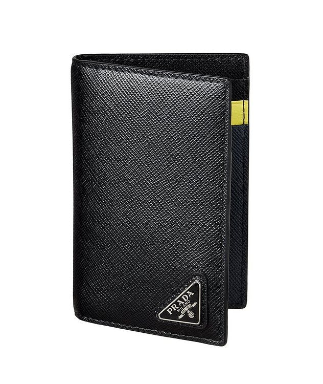Saffiano Leather Folding Card Holder picture 1
