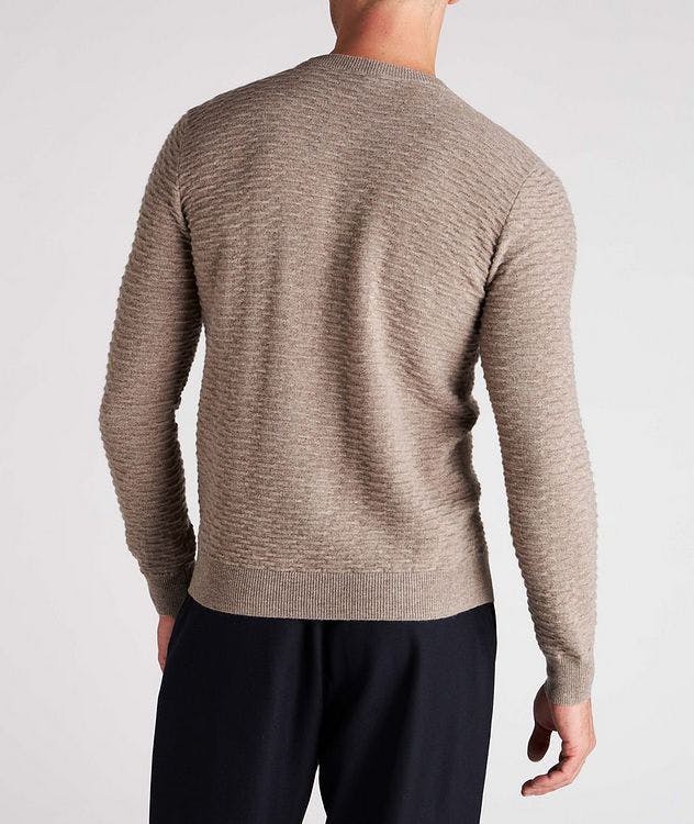 Textured Wool-Cashmere Knit Sweater picture 3
