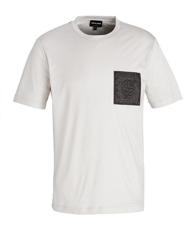 Logo Pocket Cotton T-Shirt picture 1