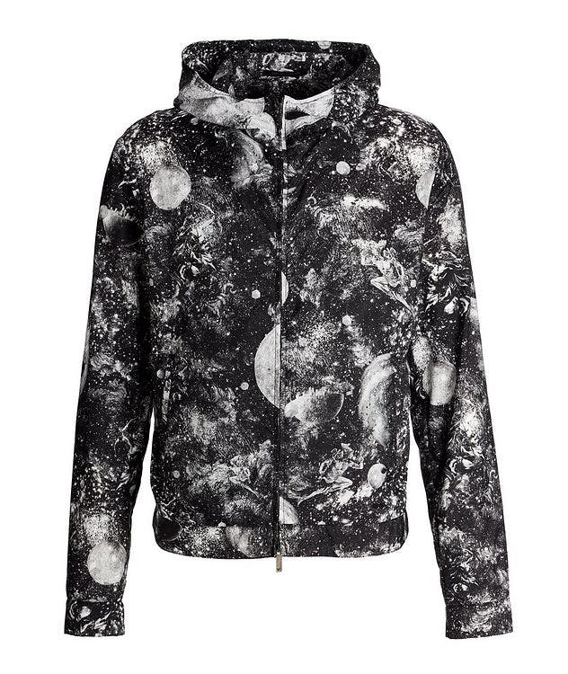 Surreal Print Hooded Blouson Jacket picture 1