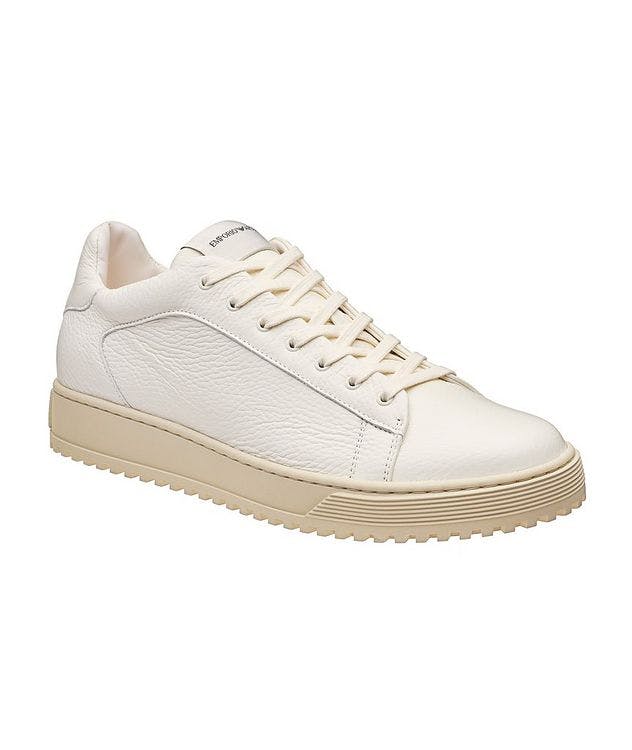 Leather Low-Top Sneakers picture 1