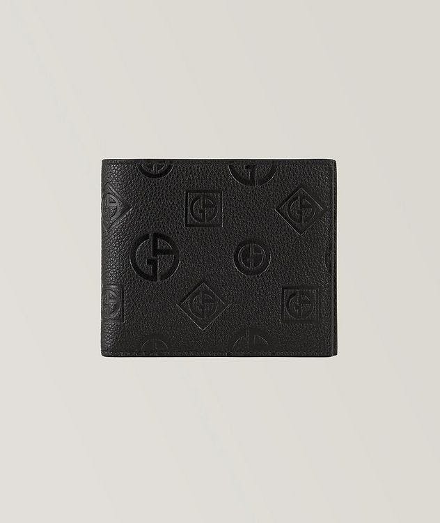 Pebbled Leather Logo Bifold Wallet picture 1