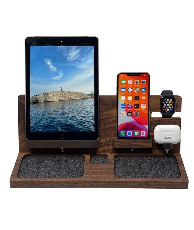 Wood Tablet Charging Dock picture 1