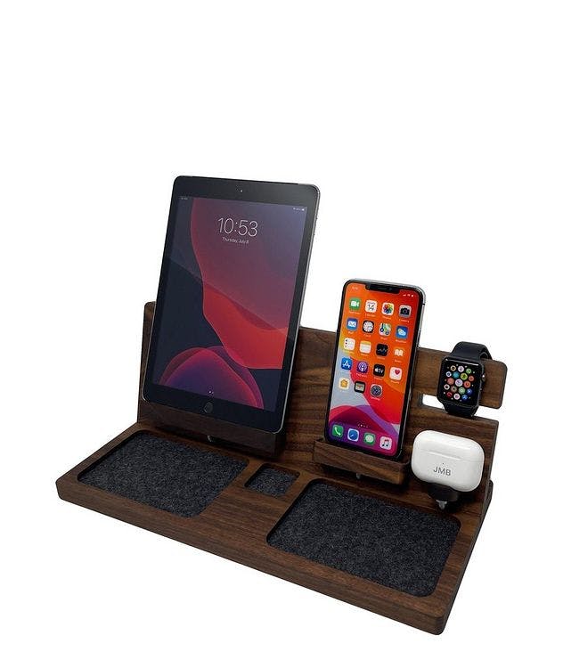 Wood Tablet Charging Dock picture 2