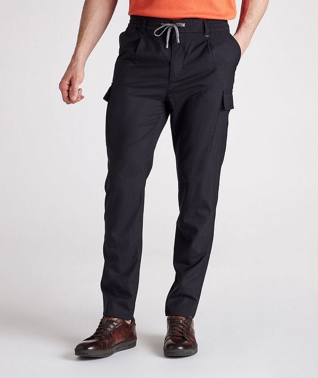 Impeccabile Contemporary Wool Cargo Pants picture 3