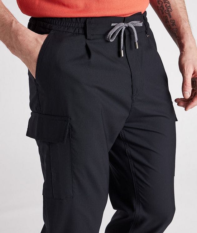 Impeccabile Contemporary Wool Cargo Pants picture 5