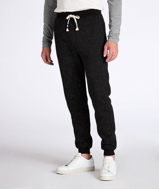 Speckled Cotton-Blend Joggers picture 2